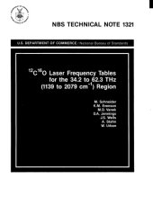 book 12C16O Laser Frequency Tables for the 34.2 to 62.3 THz (1139 to 2079 cm-1) Region