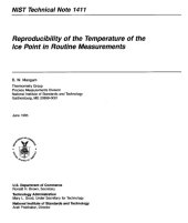 book Reproducibility of the Temperature of the Ice Point in Routine Measurements