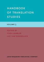 book Handbook of Translation Studies: Volume 3