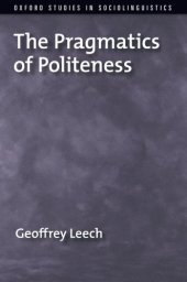 book The Pragmatics of Politeness