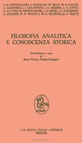 book Filosofia analitica e conoscenza storic