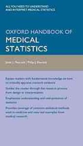 book Oxford handbook of medical statistics