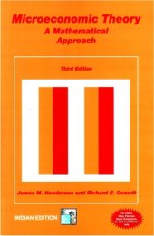 book Microeconomic theory : A Mathematical Approach