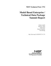 book Model Based Enterprise / Technical Data Package Summit Report