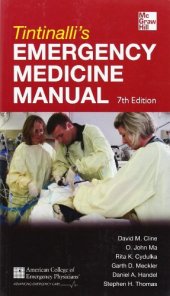 book Tintinalli's Emergency Medicine Manual 7/E (Emergency Medicine