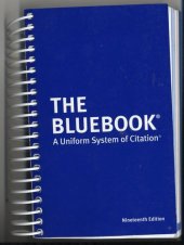 book The Bluebook: A Uniform System of Citation