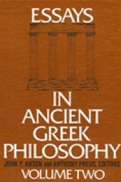 book Essays in Ancient Greek Philosophy. Volume Two