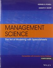 book Management Science: The Art of Modeling with Spreadsheets