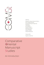 book Comparative Oriental Manuscript Studies: An Introduction