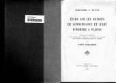 book Epistēmē et technē; étude sur les notions de connaissance et d'art d'Homère a Platon.