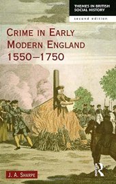 book Crime in Early Modern England 1550-1750