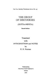 book The Group of discourses (Sutta-nipāta)