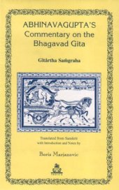 book Abhinavagupta's Commentary on the Bhagavad Gita: Gitartha Samgraha