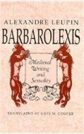 book Barbarolexis: Medieval Writing and Sexuality