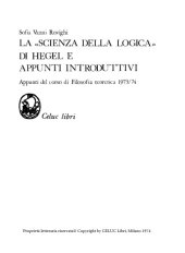 book La "Scienza della logica" di Hegel