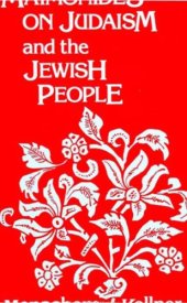 book Maimonides on Judaism and the Jewish People