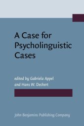 book A Case for Psycholinguistic Cases