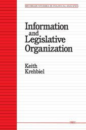 book Information and Legislative Organization