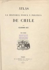 book Atlas de Historia Fisica y Politica de Chile