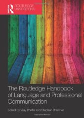 book The Routledge Handbook of Language and Professional Communication