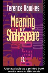 book Meaning by Shakespeare