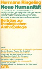 book Neue Humanität. Beiträge zur theologischen Anthropologie