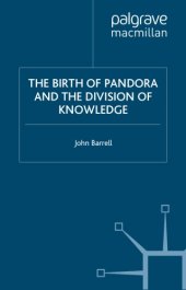 book The Birth of Pandora and the Division of Knowledge