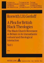 book A Plea for British Black Theologies