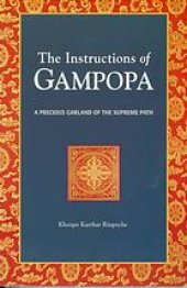 book The Instructions Of Gampopa: A Precious Garland Of The Supreme Path