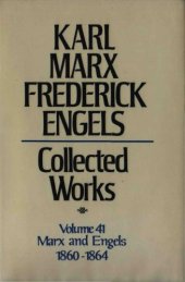 book Marx-Engels Collected Works,Volume 41 - Marx and Engels: Letters: 1860-1864