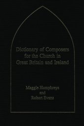 book Dictionary of Composers for the Church in Great Britain and Ireland