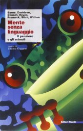 book Mente senza linguaggio. Il pensiero e gli animali