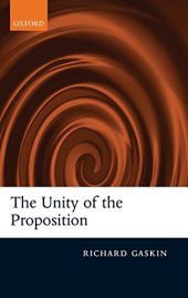 book The Unity of the Proposition