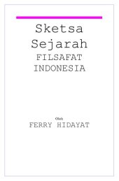 book A Historical Sketch of Indonesian Philosophy