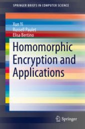 book Homomorphic Encryption and Applications