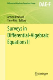 book Surveys in Differential-Algebraic Equations II