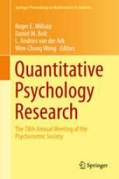 book Quantitative Psychology Research: The 78th Annual Meeting of the Psychometric Society