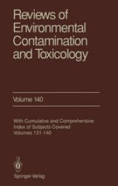 book Reviews of Environmental Contamination and Toxicology: Continuation of Residue Reviews