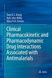 book Clinical Pharmacokinetic and Pharmacodynamic Drug Interactions Associated with Antimalarials