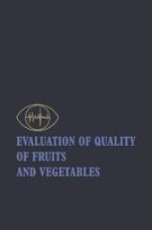 book Evaluation of Quality of Fruits and Vegetables