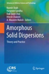 book Amorphous Solid Dispersions: Theory and Practice