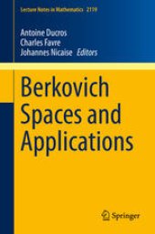 book Berkovich Spaces and Applications