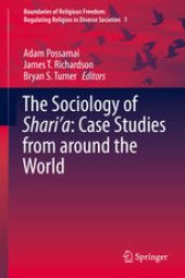 book The Sociology of Shari’a: Case Studies from around the World