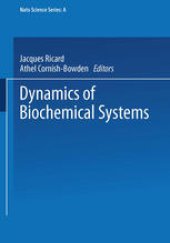 book Dynamics of Biochemical Systems