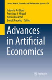 book Advances in Artificial Economics