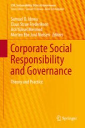 book Corporate Social Responsibility and Governance: Theory and Practice