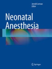 book Neonatal Anesthesia