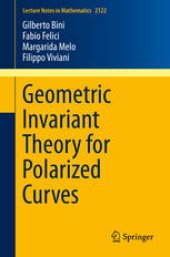 book Geometric Invariant Theory for Polarized Curves