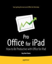 book Pro Office for iPad: How to Be Productive with Office for iPad