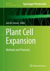 book Plant Cell Expansion: Methods and Protocols